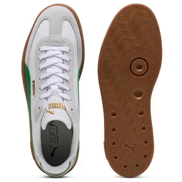 Ghete pentru bărbați Puma Club II Era 40.5 / White Green photo 6