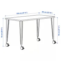 Офисный стол Ikea Lagkapten/Krille ДСП/ Антрацит photo 7