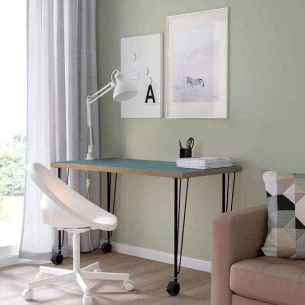 Masă de birou Ikea Lagkapten/Krille PAL/ Turquoise photo 3