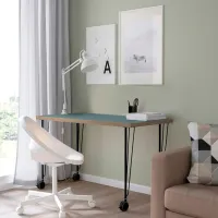 Офисный стол Ikea Lagkapten/Krille ДСП/ Аквамариновый photo 3