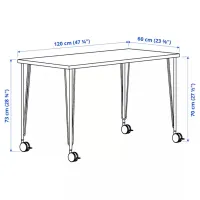 Офисный стол Ikea Lagkapten/Krille ДСП/ Белый photo 5