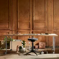 Офисный стол Ikea Lagkapten/Krille ДСП/ Дуб Сонома photo 5