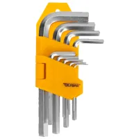 Set de chei hexagonale Kranz KR-12-5215 Cantitatea în set: 9 buc.