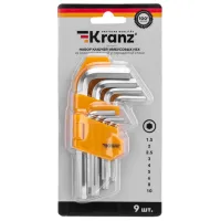 Набор ключей шестигранных Kranz KR-12-5215 Количество в наборе: 9 шт. photo 5