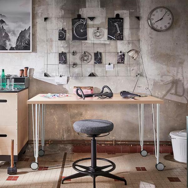 Masă de birou Ikea Lagkapten/Krille PAL/ Stejar Sonoma photo 3