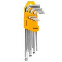 Set de chei hexagonale Kranz KR-12-5211 Cantitatea în set: 9 buc.