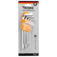 Набор ключей шестигранных Kranz KR-12-5211 Количество в наборе: 9 шт. photo 2