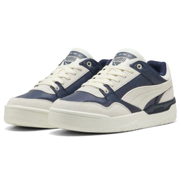 Ghete pentru bărbați Puma Rebound Retro Suede 42 / Gray Navy photo 1