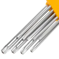 Набор ключей Tamper-Torx Kranz KR-12-5221 Количество в наборе: 9 шт. photo 2