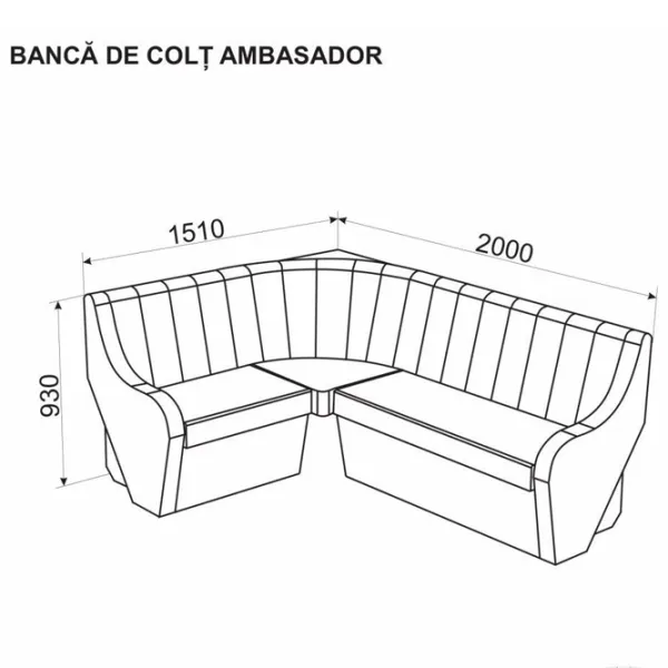 Кухонный уголок Ambianta Ambasador Правыи / Grey photo 3 Кухонный уголок Ambianta Ambasador Правыи / Grey photo 3