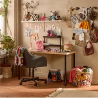 Офисный стол Ikea Lagkapten/Adils ДСП/ Дуб Сонома photo 3