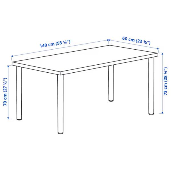 Masă de birou Ikea Lagkapten/Adils PAL/ Stejar Sonoma photo 7