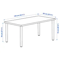 Офисный стол Ikea Lagkapten/Adils ДСП/ Дуб Сонома photo 7