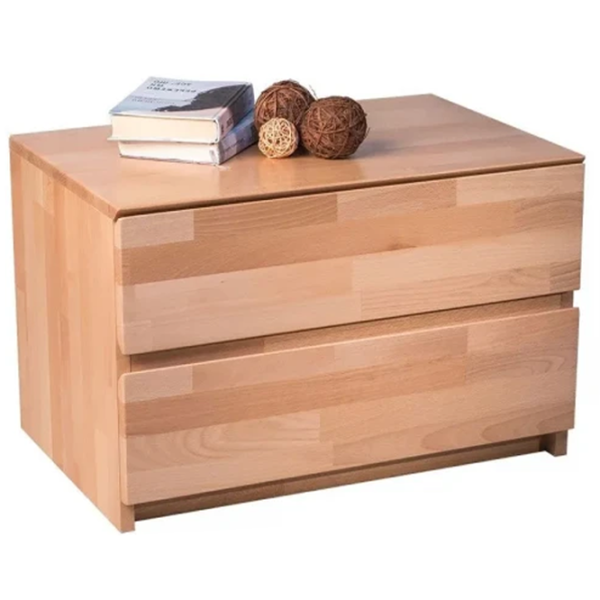 Noptiere Ecohome Catrine  40 x 60 x 39.5 / Lemn / Lemn natural photo 2 Noptiere Ecohome Catrine  40 x 60 x 39.5 / Lemn / Lemn natural photo 2