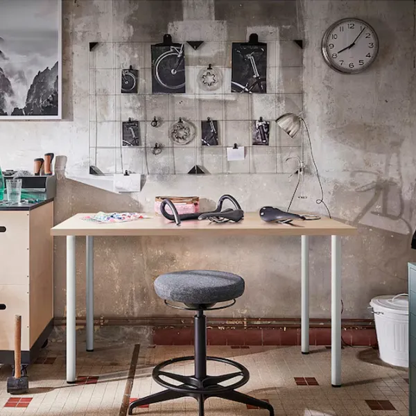 Офисный стол Ikea Lagkapten/Adils ДСП/ Дуб Сонома photo 3