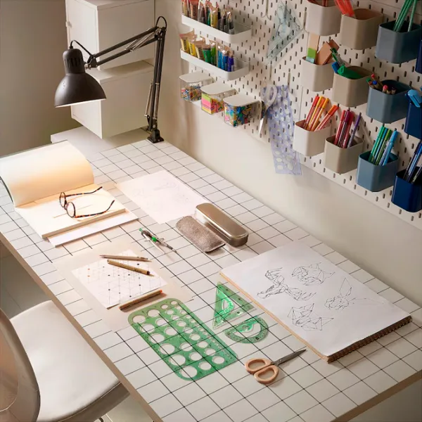 Офисный стол Ikea Lagkapten/Adils ДСП/ Antracit photo 3