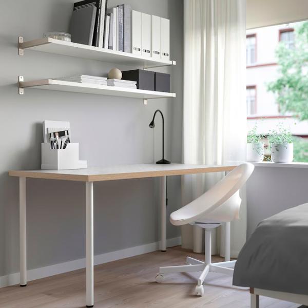 Офисный стол Ikea Lagkapten/Adils ДСП/ Antracit photo 7