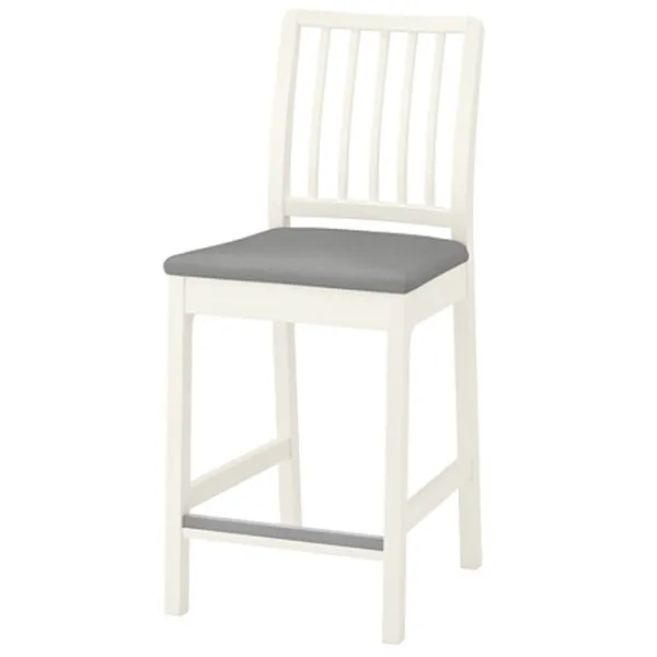 Scaun de bar Ikea Ekedalen Textil / Masiv / White photo 1