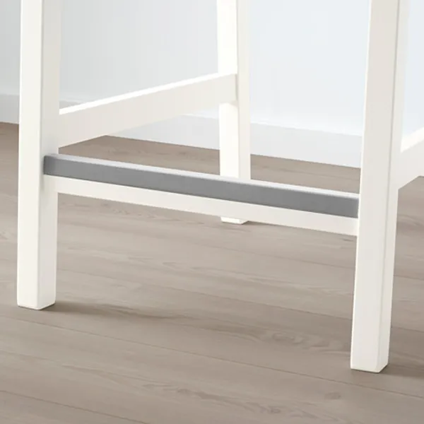 Scaun de bar Ikea Ekedalen Textil / Masiv / White photo 2