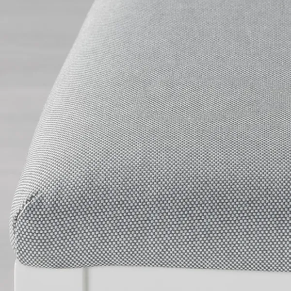 Scaun de bar Ikea Ekedalen Textil / Masiv / White photo 5