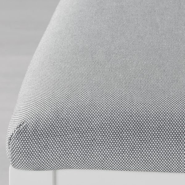 Scaun de bar Ikea Ekedalen Textil / Masiv / White photo 5