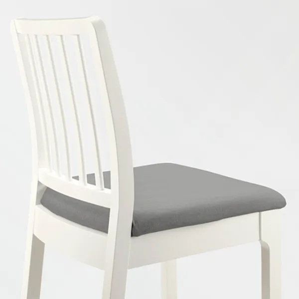Scaun de bar Ikea Ekedalen Textil / Masiv / White photo 6