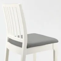 Scaun de bar Ikea Ekedalen Textil / Masiv / White photo 6