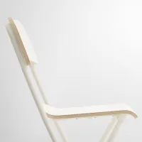 Scaun de bar Ikea Franklin Furnir / Metal / White photo 4