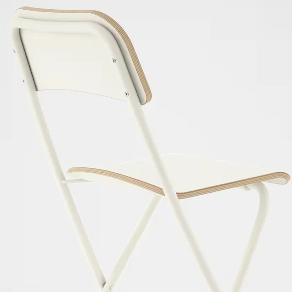 Барный стул Ikea Franklin Шпон / Металл / Белый photo 5
