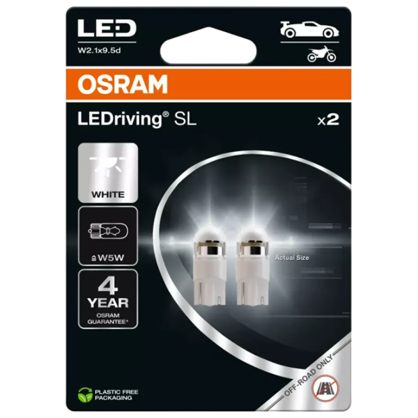 Lampă auto Osram 2825DWP-2BL LED / W5W / W2.1x9.5d / 5 W /  photo 1 Lampă auto Osram 2825DWP-2BL LED / W5W / W2.1x9.5d / 5 W /  photo 1