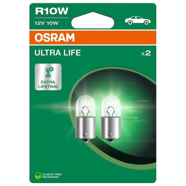 Автомобильная лампа Osram 5008ULT-2BL Накал / R10W / BA15s / 10 Вт /  photo 1 Автомобильная лампа Osram 5008ULT-2BL Накал / R10W / BA15s / 10 Вт /  photo 1