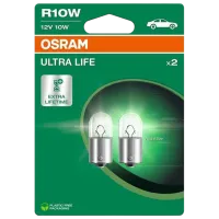 Автомобильная лампа Osram 5008ULT-2BL Накал / R10W / BA15s / 10 Вт / 