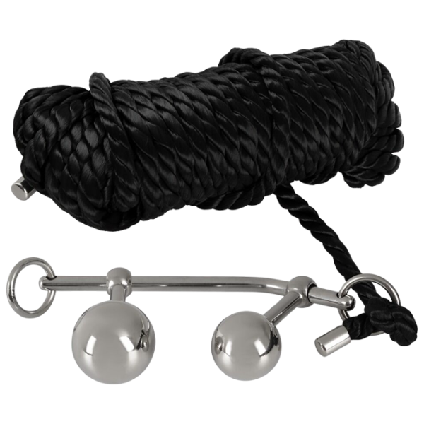 Вагинальные шарики You2Toys Bondage Plugs with 10m Rope (2шарика) Серебряный photo 1