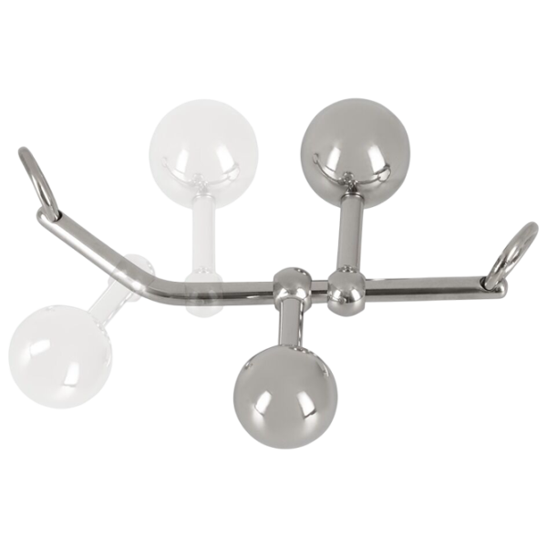 Вагинальные шарики You2Toys Bondage Plugs with 10m Rope (2шарика) Серебряный photo 3