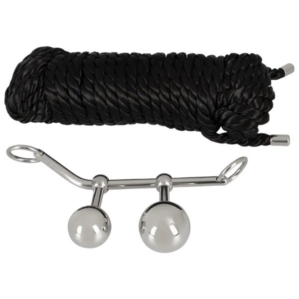 Вагинальные шарики You2Toys Bondage Plugs with 10m Rope (2шарика) Серебряный photo 4