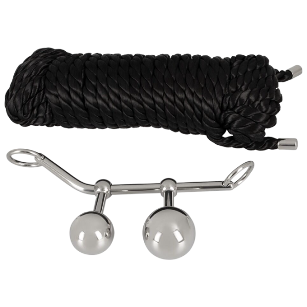 Вагинальные шарики You2Toys Bondage Plugs with 10m Rope (2шарика) Серебряный photo 4
