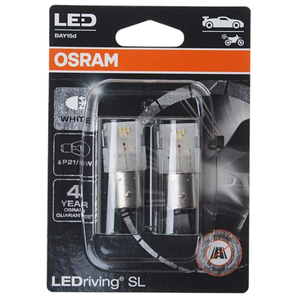 Автомобильная лампа Osram 7528DWP-2BL светодиодная / P21/5W / BAY15d / 2 Вт /  photo 1 Автомобильная лампа Osram 7528DWP-2BL светодиодная / P21/5W / BAY15d / 2 Вт /  photo 1