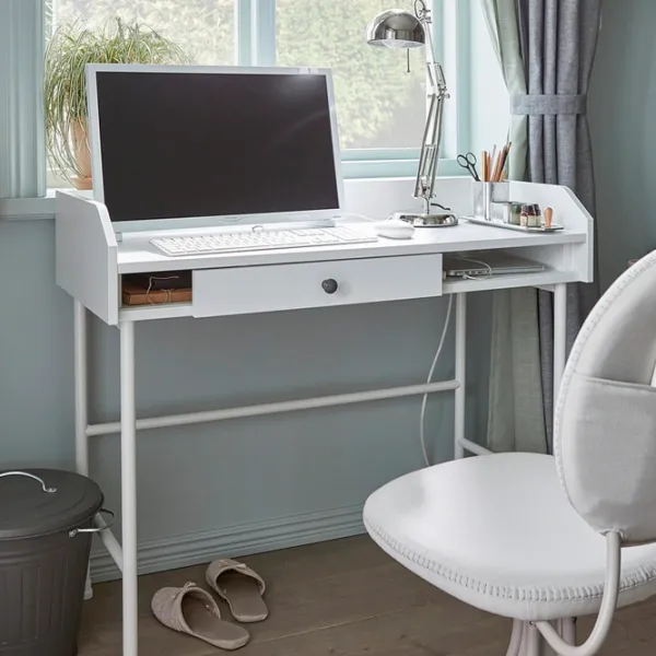 Masă de birou Ikea Hauga PAL/ White photo 3