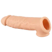 Husa pentru penis RealistixXx Extension (16.5 cm) / Skin color light photo 4