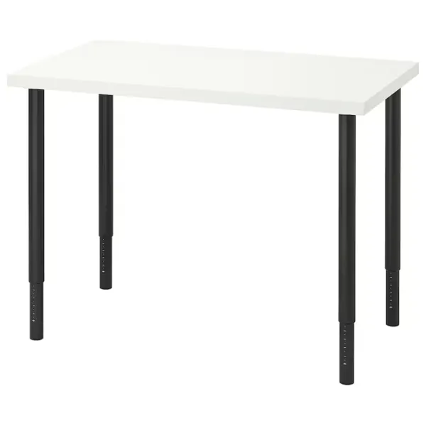 Masă de birou Ikea Linnmon/Olov PAL/ White photo 1