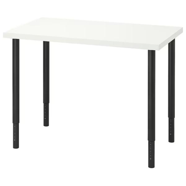Masă de birou Ikea Linnmon/Olov PAL/ White photo 1