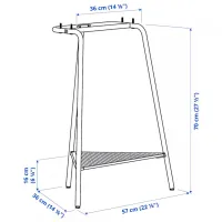 Офисный стол Ikea Anfallare/Tillslag ДСП/ Дуб Сонома photo 6