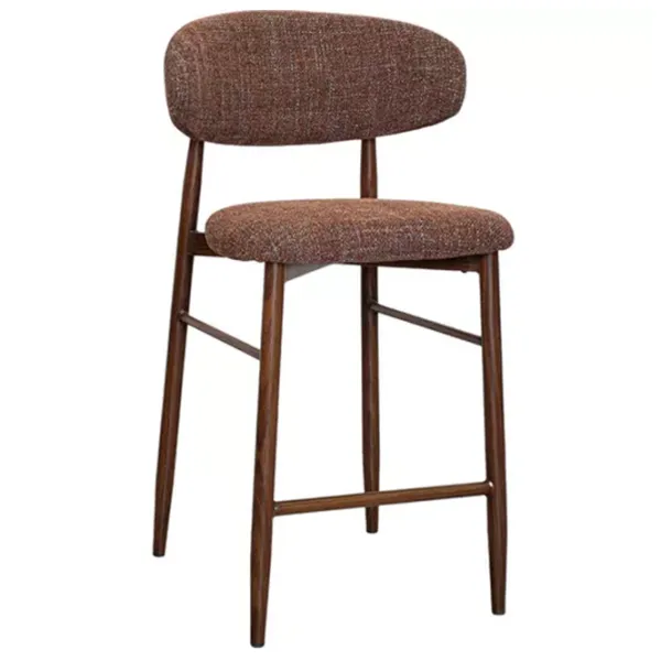 Scaun de bar DecoPrim Meridian  Textil / Metal / În asortiment photo 1