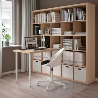 Masă de birou Ikea Kallax/Linnmon PAL/ Stejar Sonoma photo 5