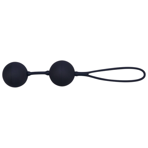 Вагинальные шарики Black Velvets The Perfect Balls (2шарика) Черный photo 2