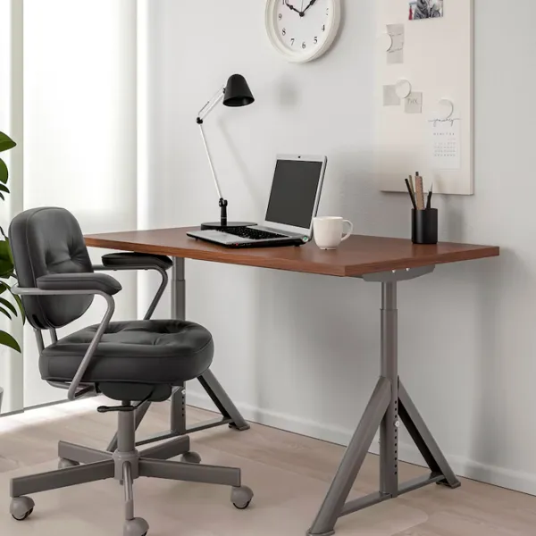 Masă de birou Ikea Idasen PAL/ Brown photo 3