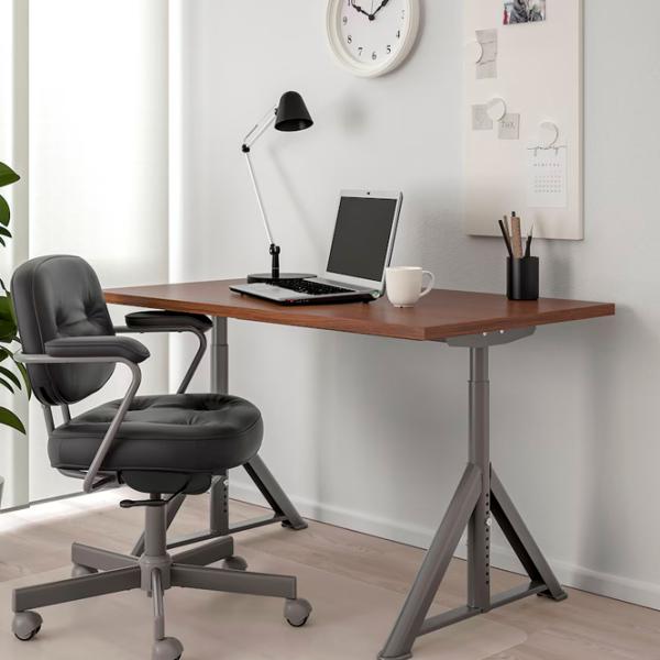Masă de birou Ikea Idasen PAL/ Brown photo 3