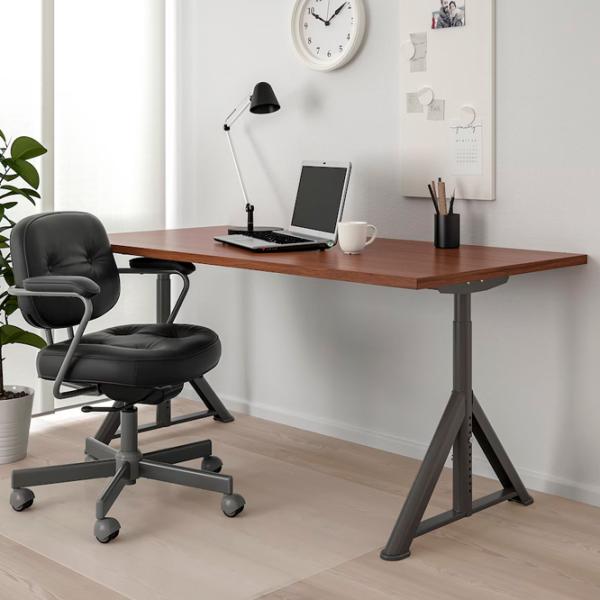 Masă de birou Ikea Idasen PAL/ Brown photo 2