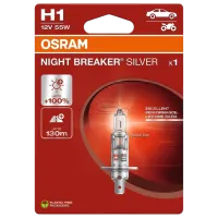 Автомобильная лампа Osram 64150NBS-1BL Галоген / H1 / P14.5s / 55 Вт / 