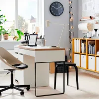 Офисный стол Ikea Micke ДСП/ Белый photo 3